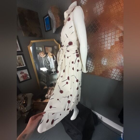 Nwot Zara 100% Cotton Lolipop Print Maxi Dress - Picture 6 of 15